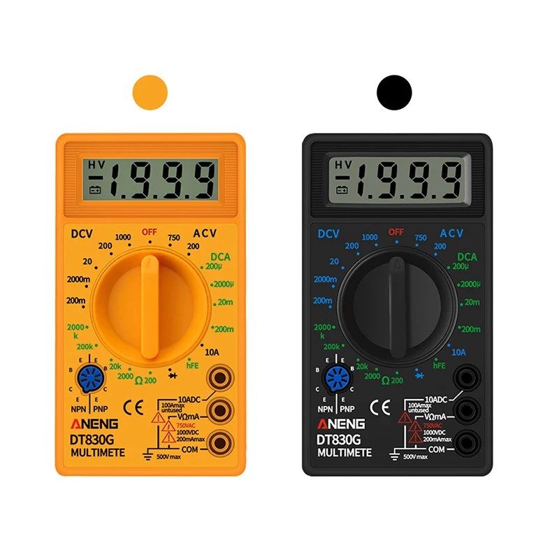 

Digital Multimeter Entry-level Voltage Indicator Ammeter Voltmeter Electrician Home Circuit Tester Tester
